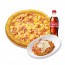 치즈롤 위스콘신 치즈 포테이토(L)+파파스 파스타(미트)+코카-콜라500ml