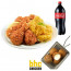 BHC 후라이드반/양념반+치즈볼+콜라1.25L