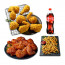 황금올리브치킨+BBQ양념치킨(반)+BBQ감자튀김+콜라1.25L