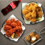 후라이드+양념치킨+치즈볼+콜라1.25L
